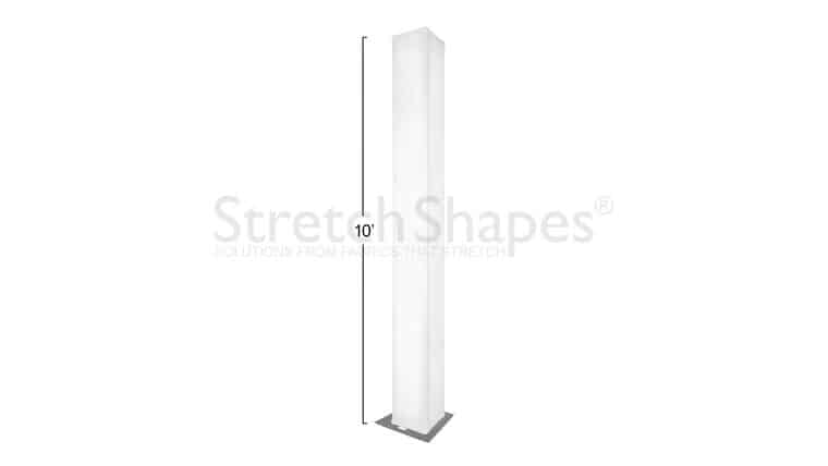 10' White Spandex Truss Sleeve Cover | Rental