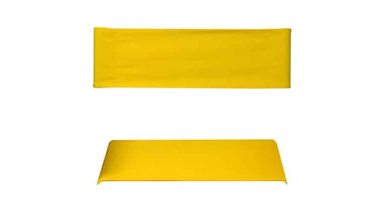 Directors Chair Canvas – Top & Bottom – Gold | Rental Directors Chair Canvas – Top & Bottom – Gold | Rental