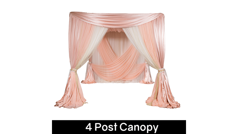Mandap – Romantic Theme 4 Post Canopy | Rental