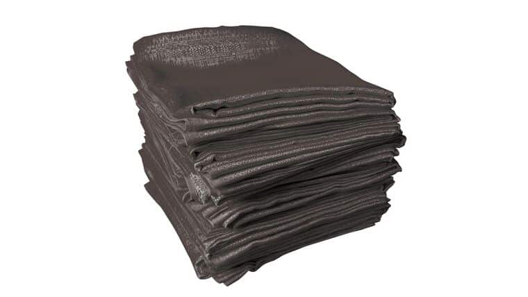 1' Tall Banjo Valance Drape - Charcoal | Rental