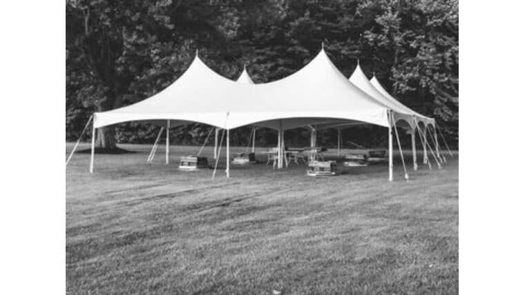 40' x 60' | High Peak Tent | White | Rental