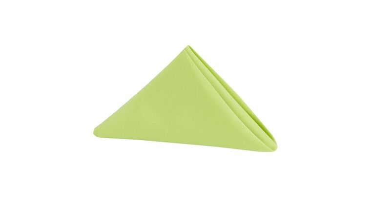 Polyester | 20" x 20" Apple Green Napkin | Rental