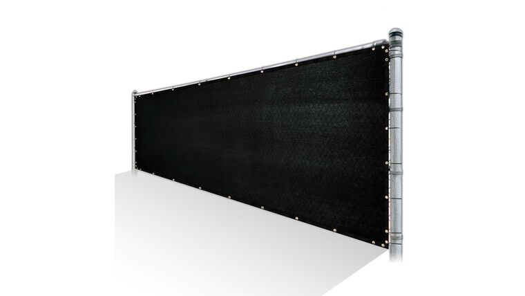100' x 5.8' Privacy Wind Screen - Black | Rental