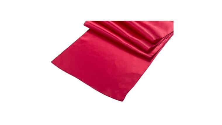 Satin Table Runner - Apple Red | Rental