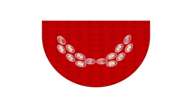 Money Wheel - 6' Red Money Wheel Casino Game Kit | Rental