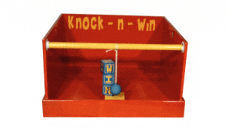 Knock N Win Carnival Game | Rental