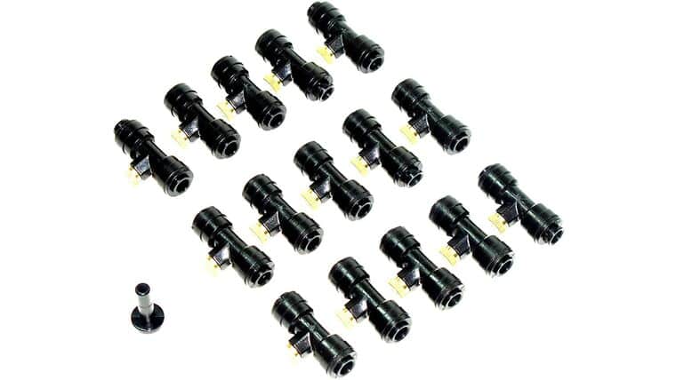 1/4" Slip-Lok (Quick Connect) 10/24 Misting Nozzle Tees (Couplers) | Rental