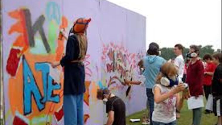 Graffiti Wall – 6′ x 16′ | Rental