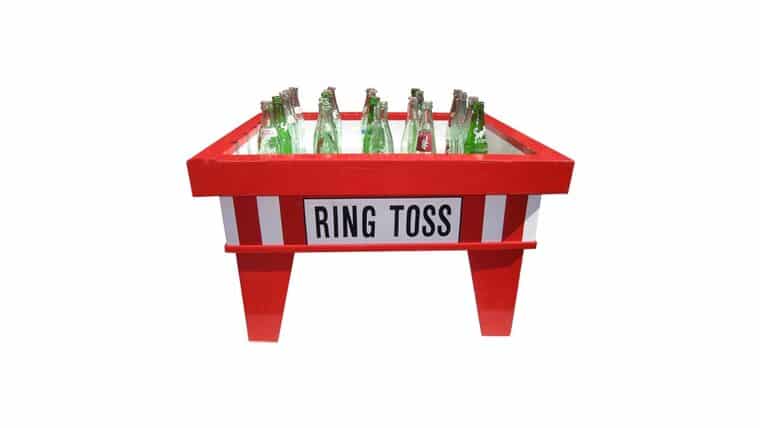 2′ x 2′ Glass Coke Bottle Ring Toss Game | Rental 2′ x 2′ Glass Coke Bottle Ring Toss Game | Rental