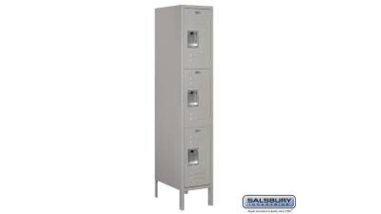 3 Tier Standard Locker - Grey | Rental