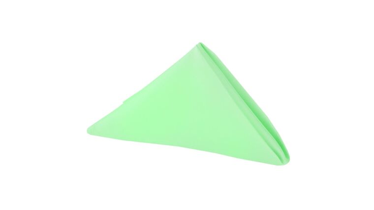 Lamour Satin Napkin 20″x20″ – Mint Green | Rental