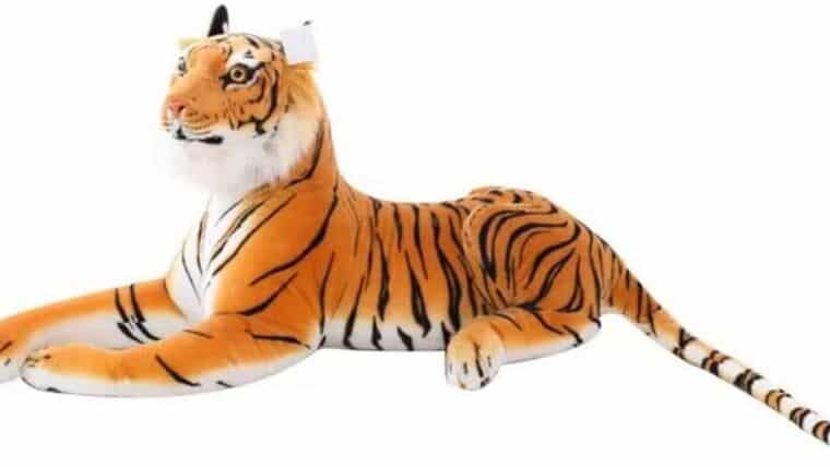 Large Tiger Stuffed Animal – Giant Tiger (over 3 feet long Total length) | Rental Large Tiger Stuffed Animal – Giant Tiger (over 3 feet long Total length) | Rental