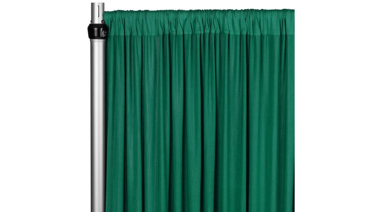 Spandex 4-way Stretch Drape Curtain 14ft H x 60" W - Emerald Green | Rental