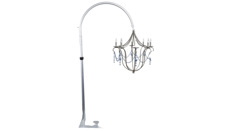 7'-12' Adjustable Skyhook With Coupler For Chandelier | Rental