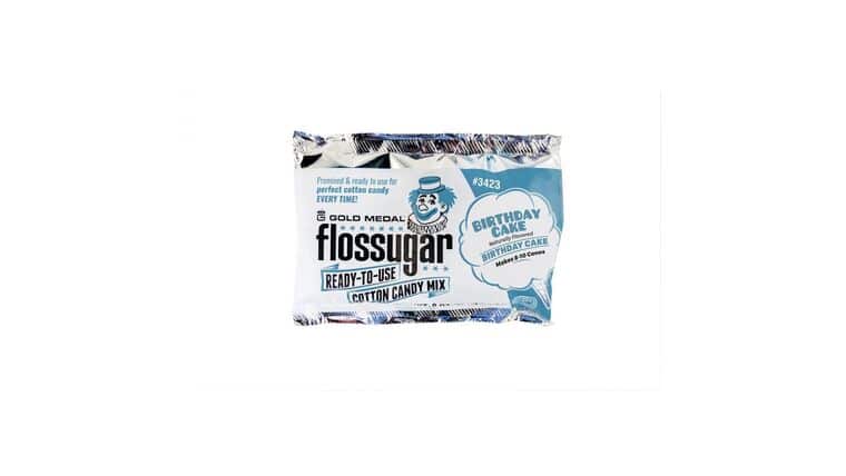 Cotton Candy – Birthday Cake 8-oz. Flossugar Pouches | Rental