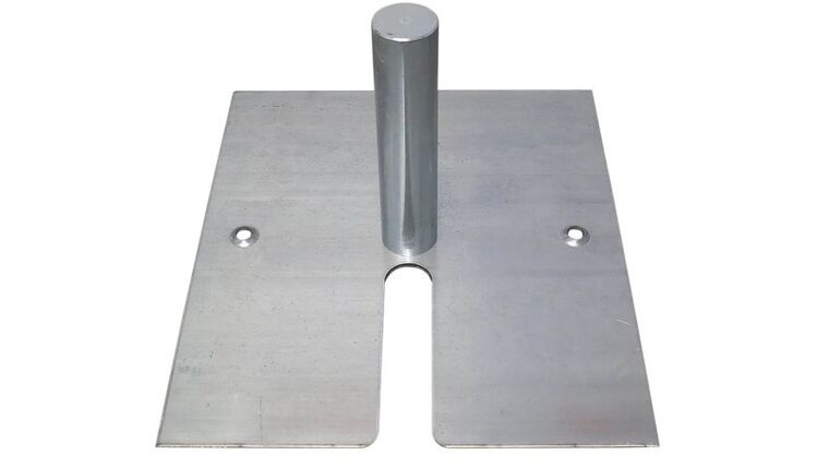 16" x 14" Slip Fit Base Kit With  9"x2" Pin - 10lbs | Rental