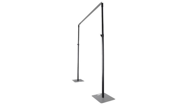 8' - 14' x 2" D Adjustable 2 Piece Upright Pipe & Drape Pole Only | Rental