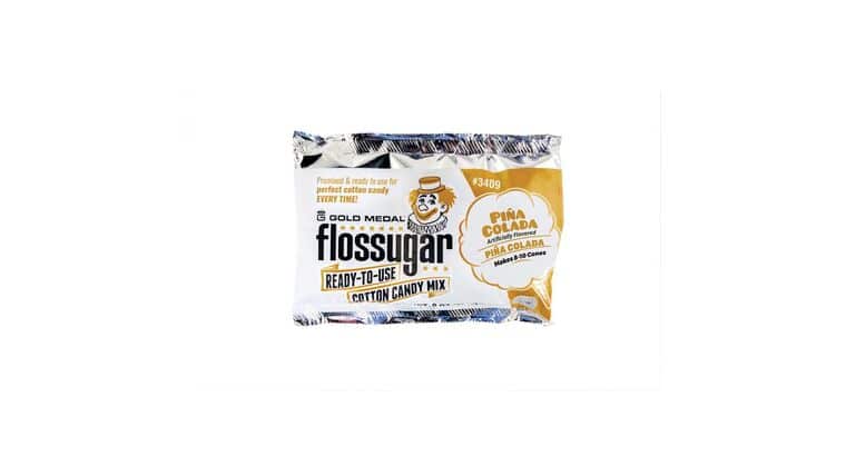 Cotton Candy – Piña Colada 8-oz. Flossugar Pouches | Rental