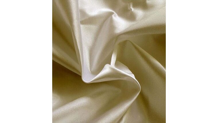14' x 10' Dove Poly Knit Drape | Rental