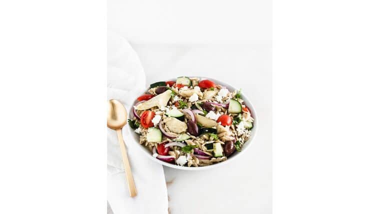 Roasted Vegetable and Orzo Salad | Medium | Serves 25 | Purchase
