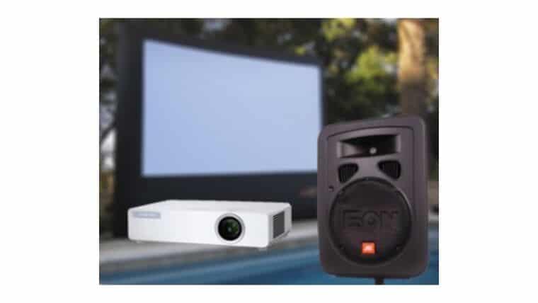 Package – Small Outdoor Movie Night Package | Rental Package – Small Outdoor Movie Night Package | Rental