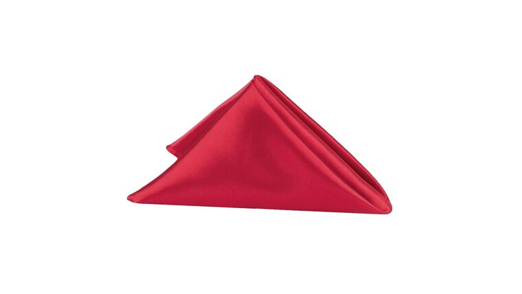 Satin Napkin 20"x20" - Apple Red | Rental