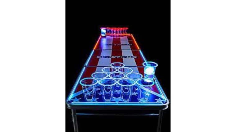 Beer Pong – UV – Glow In The Dark Beer Pong Table | Rental