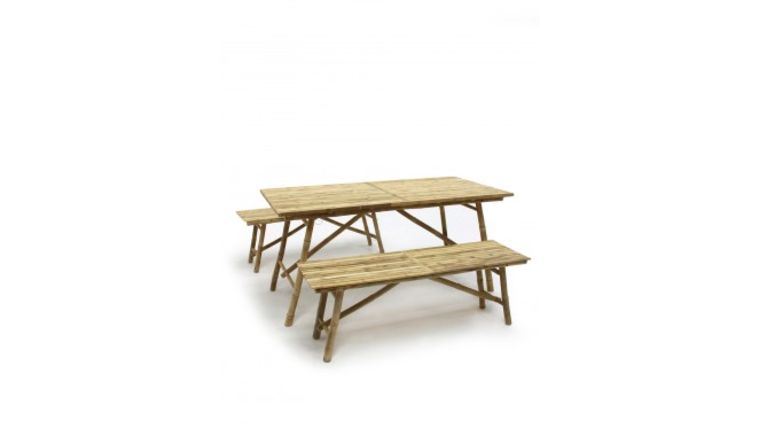 Package – Bamboo Table and Bench Package | Rental Package – Bamboo Table and Bench Package | Rental