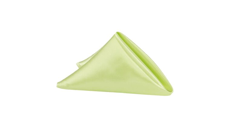 Satin Napkin 20"x20" - Apple Green | Rental