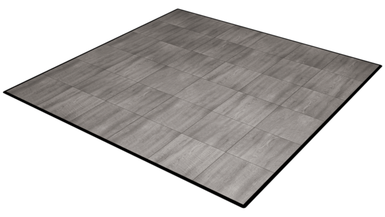 36′ x 36′ Smoked Oak Dance Floor | Rental