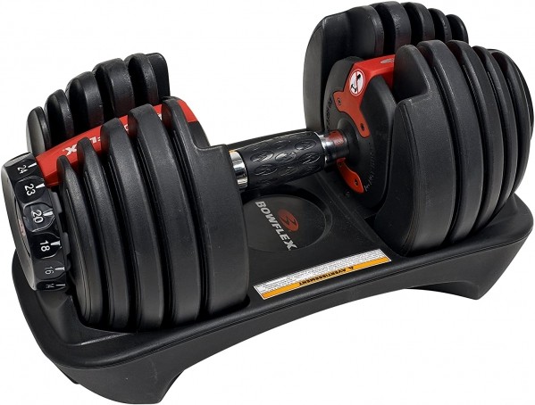 Set of 2 Bowflex SelectTech Adjustable Weights and Dumbbells Single Dumbbell 552 (2 - 24 kg) | Rental