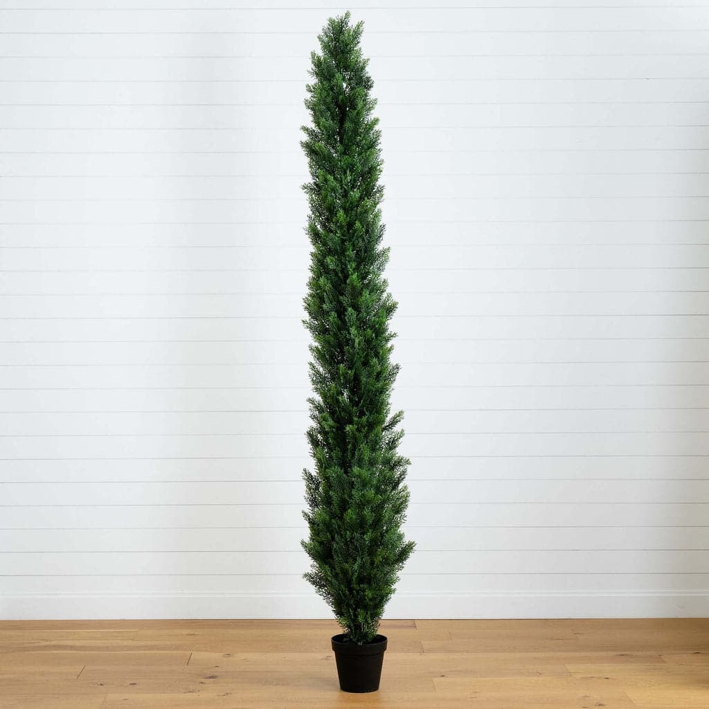 9' UV Resistant Artificial Cedar Pine Tree (Indoor/Outdoor) | Rental