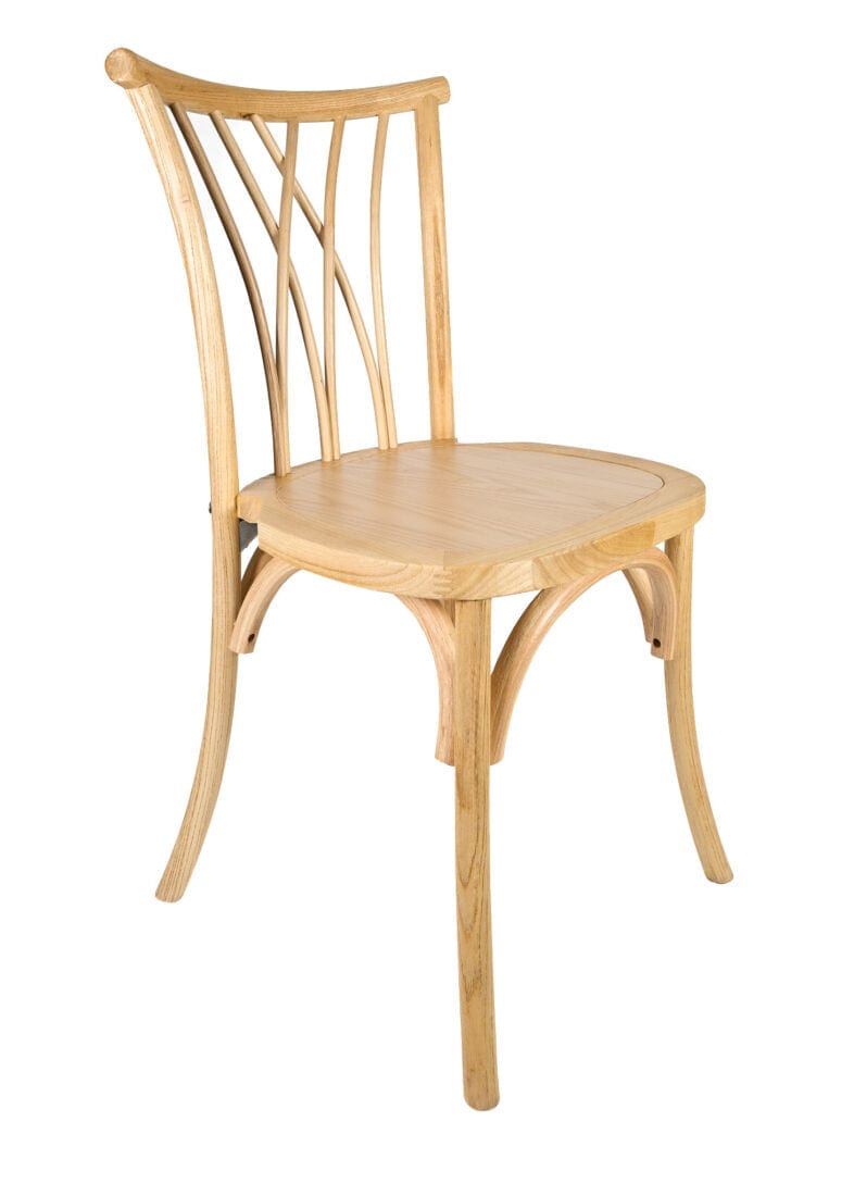Natural ToughWood™ Willow Chair with ColorCore | Rental Natural ToughWood™ Willow Chair with ColorCore | Rental