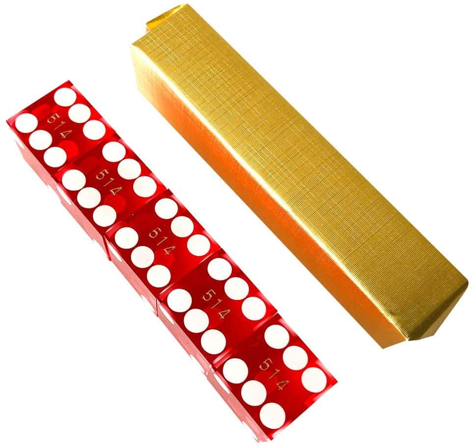 Part – 19mm Red Square Casino Dice | Used – Purchase | Rental Part – 19mm Red Square Casino Dice | Used – Purchase | Rental