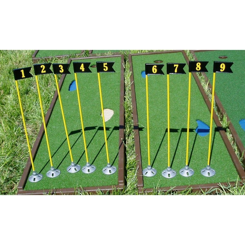 Part – Neon/Glow In The Dark Mini Golf Hole Flag #3 | Used – Purchase | Rental