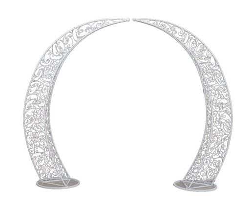 Half Moon Arch – White | Rental Half Moon Arch – White | Rental