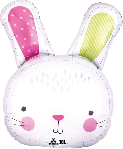 37″ Easter Hello Bunny Anagram Balloon | Purchase