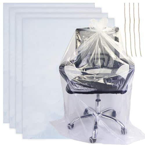 4Pcs Large Clear Plastic Bags, 39" x 59" Extra Large Gift Bags Moistureproof Dustproof, Recyclable Clear Storage Bags for Birthday Gifts, Luggage, Furniture, Suitcase, Stroller, Ch | Rental