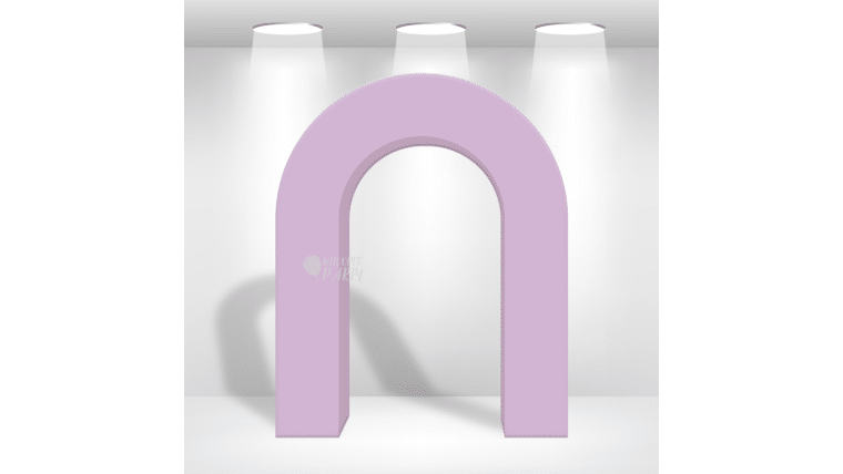 Purple Round Arch Backdrop | Rental Purple Round Arch Backdrop | Rental