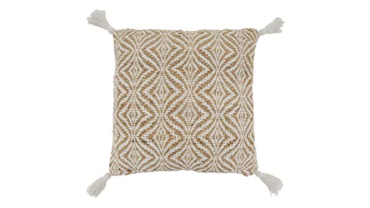 1055 Jute Woven Pillow | Rental