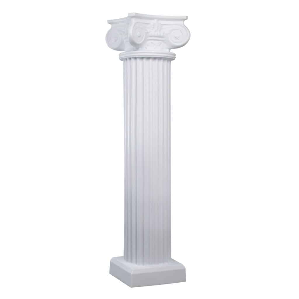 40″ White Scamozzi Column | Rental 40″ White Scamozzi Column | Rental