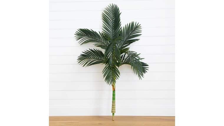 3’ Artificial Golden Cane Palm Tree Without Pot | Rental