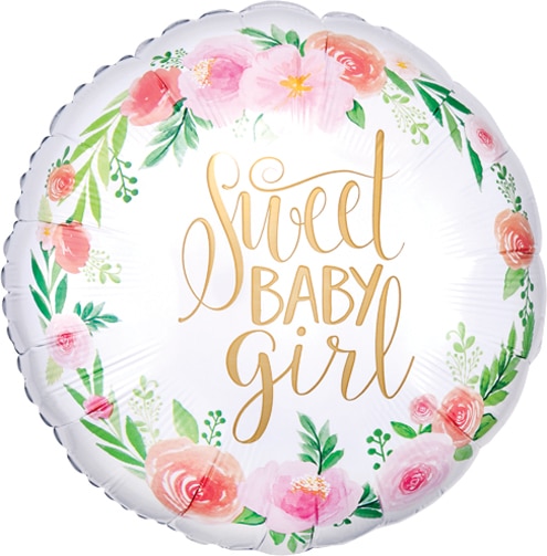 18″ It’s A Girl Floral Anagram Balloon | Purchase