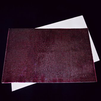 DecoStar™ Adhesive Rhinestone Mesh Sticker Sheets – 20″ – Dark Red | Rental