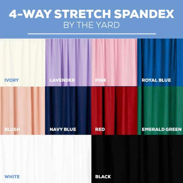 4-Way Stretch Spandex by the Yard – 60″ Wide | Rental 4-Way Stretch Spandex by the Yard – 60″ Wide | Rental