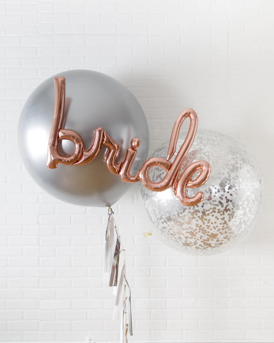 Disco Darling – Giant Bouquet with Bride Script & Tassel | Purchase