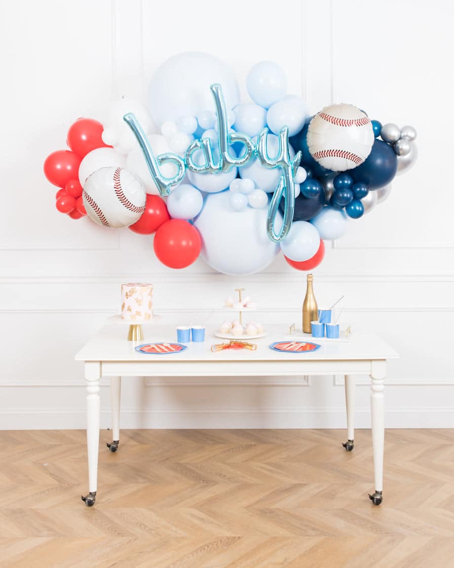 Baseball – BABY Balloon Backdrop Install Piece | Purchase