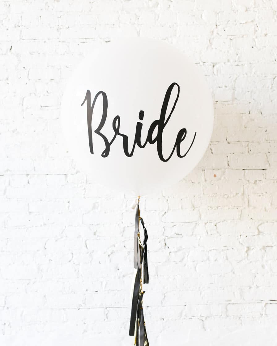 Couture – BRIDE Giant Balloon with Tassel | Purchase