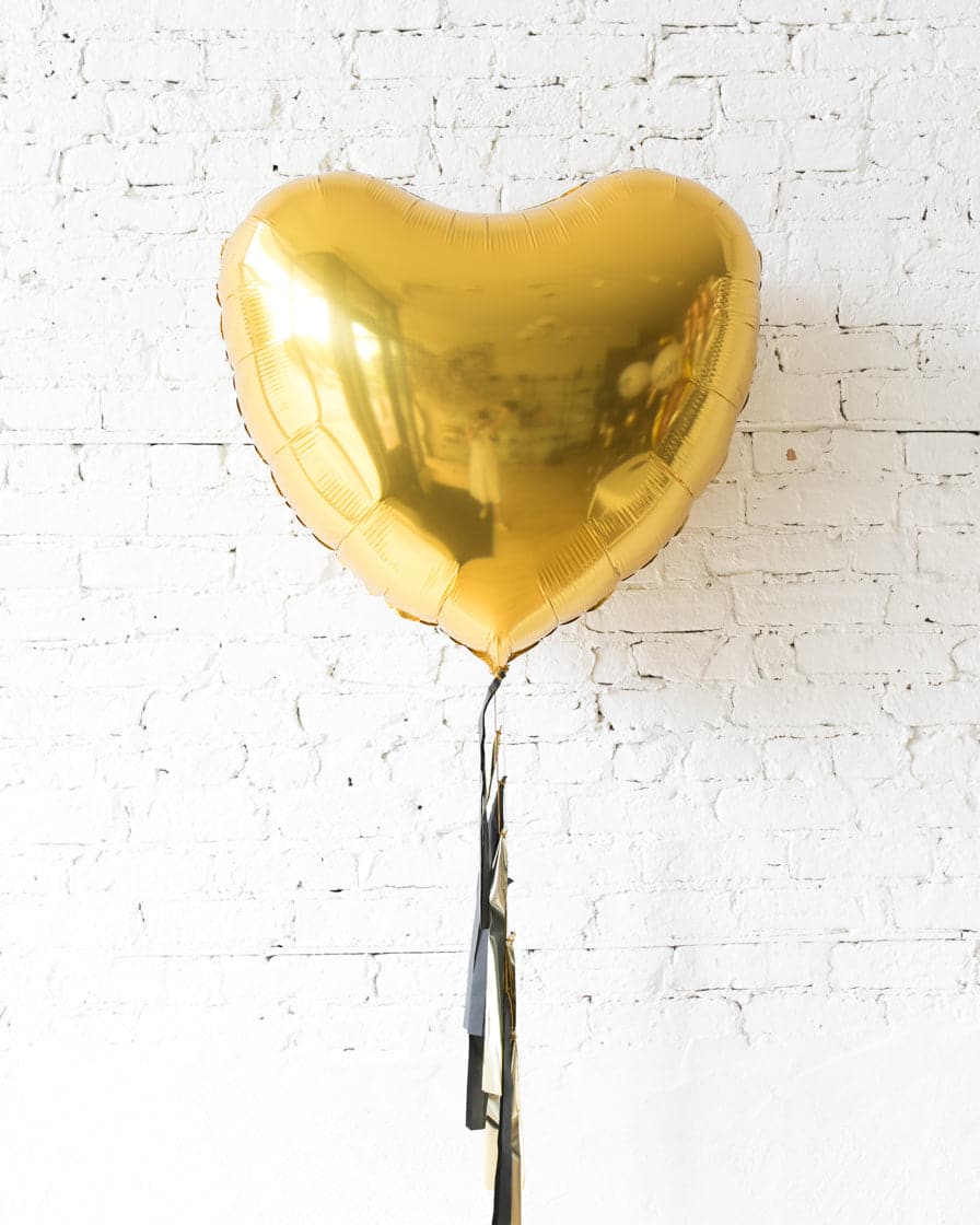 Couture – 36in Heart Foil Balloon with Tassel | Purchase