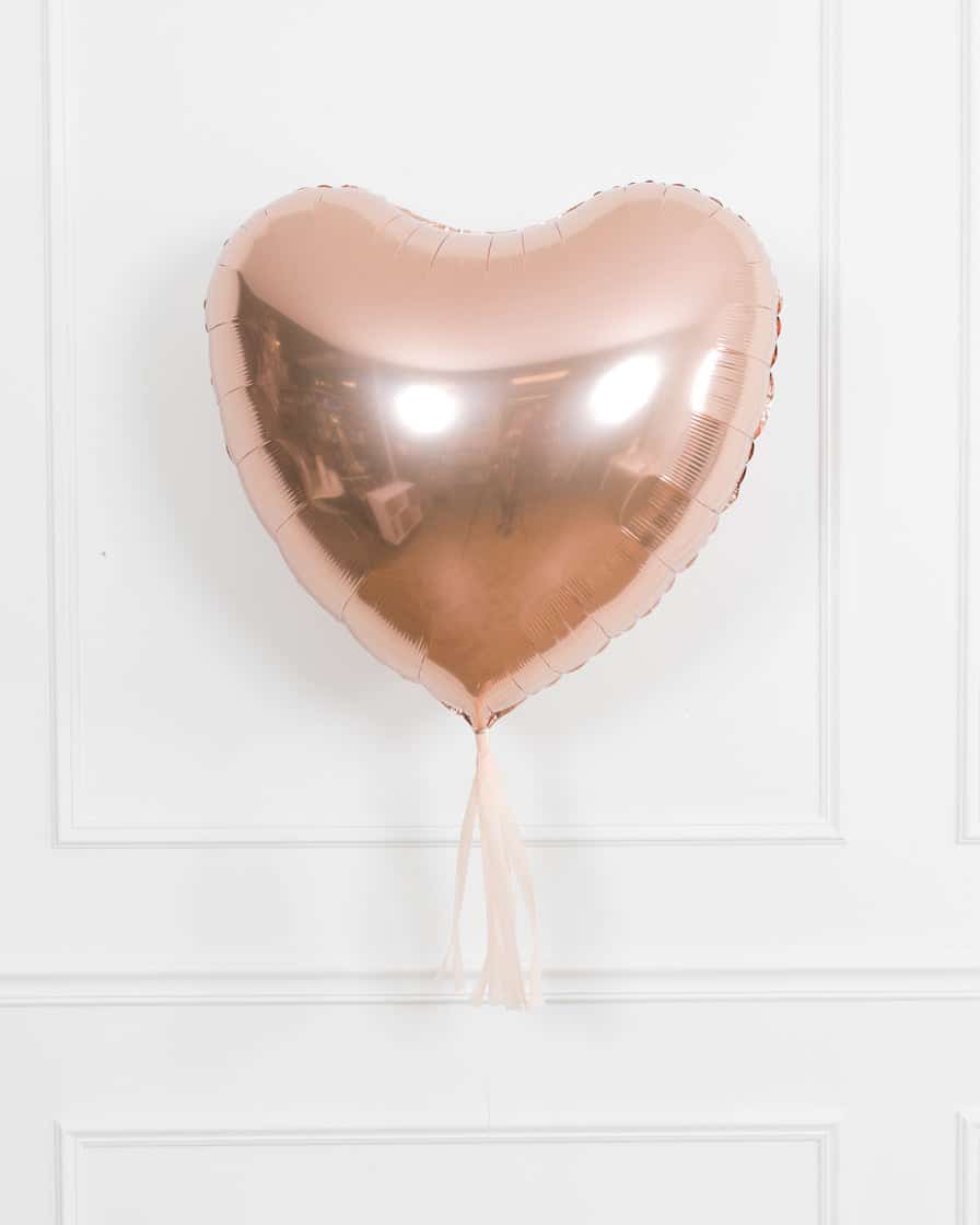 Boho Rainbow Party – Heart Foil Balloon | Rental